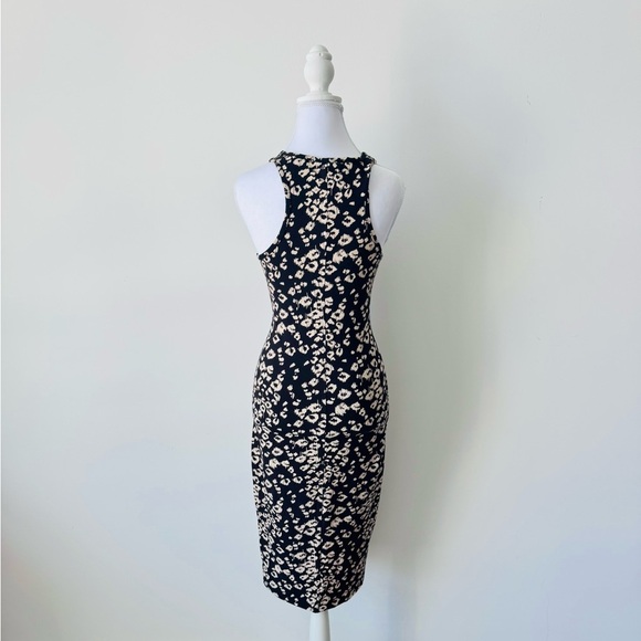 Black and White Cheetah Print Racerback Midi Dress 🖤 - Picture 9 of 10